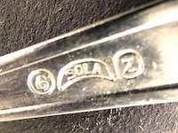 6 sola verzilverde lepel in originele cassette - afbeelding 3 van  5