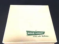 6 sola verzilverde lepel in originele cassette - afbeelding 5 van  5