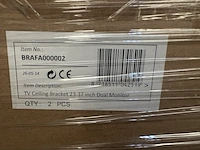 6 tv plafondbeugel 23-37" dubbel sam creative, brafa000002 - afbeelding 4 van  4