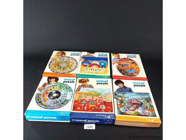 6 unicef puzzels - afbeelding 1 van  5