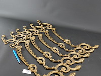 6 vergulde tafelpoten - afbeelding 1 van  5