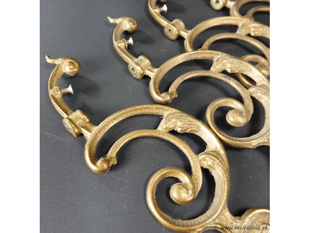 6 vergulde tafelpoten - afbeelding 3 van  5