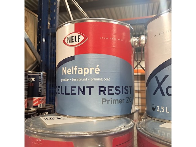 6 x 2,5 liter grondverf primer zg, nelf, nelfapré, wit - afbeelding 2 van  2