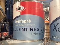 6 x 2,5 liter grondverf primer zg, nelf, nelfapré, wit - afbeelding 2 van  2