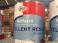 6 x 2,5 liter grondverf primer zg, nelf, nelfapré, wit - afbeelding 2 van  2