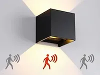 6 x bidirectionele 6w led wandlamp met sensor (sw-2312-2)