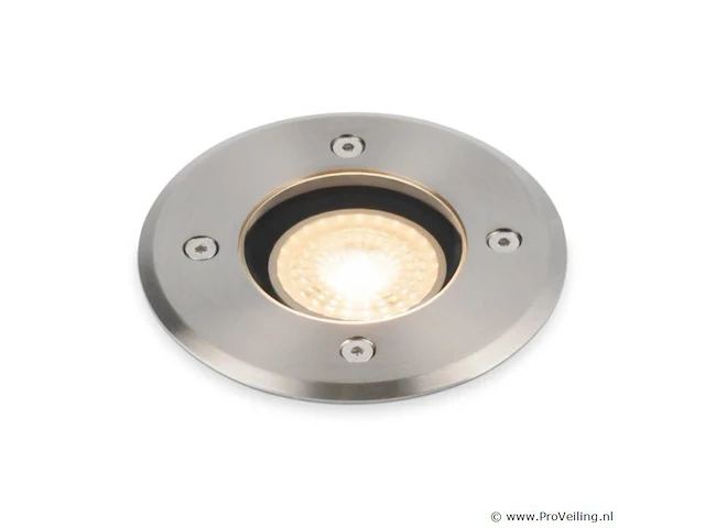 6 x grondspot rond gu10 – ip65 waterdicht – ø110 mm – metaal/pvc – buiten (sgd-02r) - afbeelding 4 van  4
