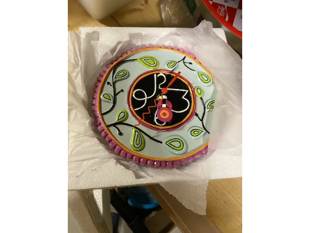 6 x klok moon met slinger - afbeelding 2 van  5