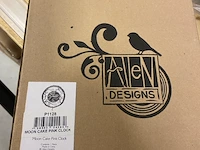 6 x klok moon met slinger - afbeelding 3 van  5