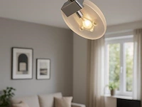 6 x led plafondspot – hl7161l – 5w – 4000k – neutraal wit – zilver - afbeelding 1 van  4