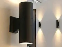 6 x led wandlamp - bidirectioneel - cylinder (sw-2302-2e) - e27 - afbeelding 1 van  4