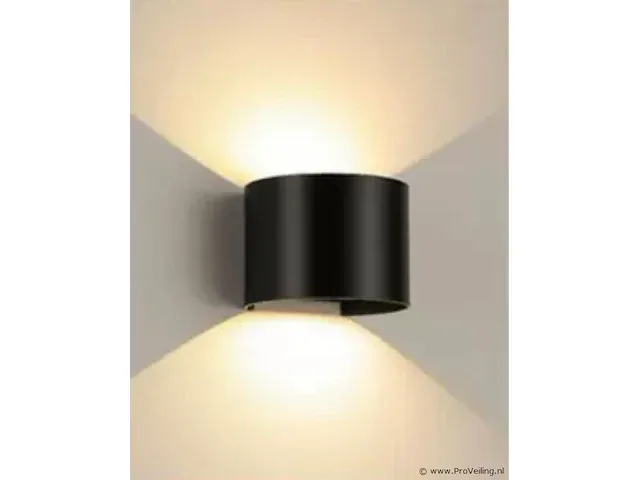 6 x led wandlamp - bidirectioneel - rond (sw-2313) - 10w - afbeelding 1 van  4
