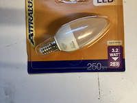 6 x ledlamp kaars 3,2 is 25 watt - afbeelding 1 van  5