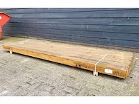 6 x rustieke eiken palen 120 x 120mm lengte 300 cm - afbeelding 3 van  4