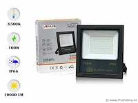 6 x schijnwerper led 100w – 6500k koud wit – ip66 waterdicht – 10.000 lm - afbeelding 1 van  4