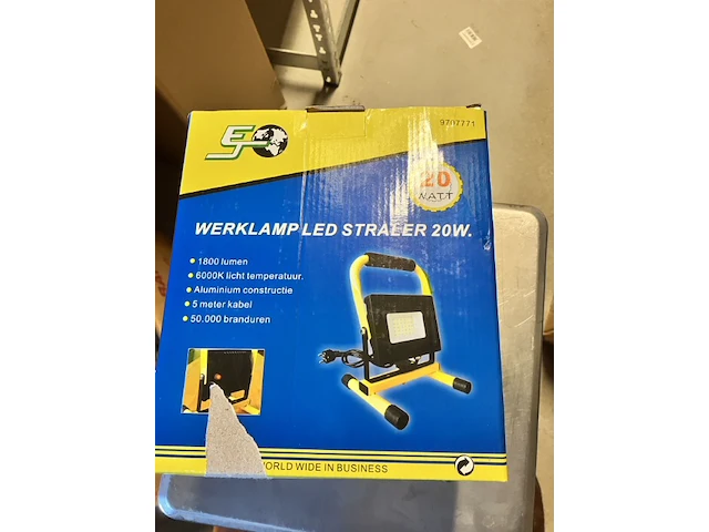 6 x werklamp led straler 20 watt - afbeelding 2 van  5