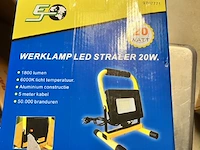 6 x werklamp led straler 20 watt - afbeelding 2 van  5