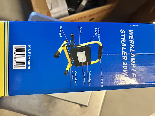 6 x werklamp led straler 20 watt - afbeelding 3 van  5