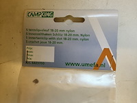 6 x zakje met 5 tentclips met sleuf - afbeelding 7 van  7