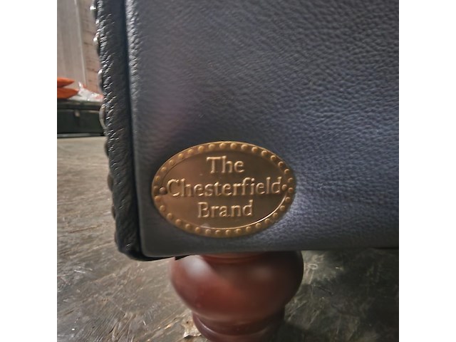 6-zits bank chesterfield, brighton, blauw - afbeelding 3 van  6