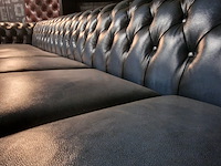 6-zits bank chesterfield, brighton, blauw - afbeelding 6 van  6