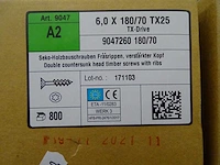 6.0 - rvs schroef (5x) - afbeelding 2 van  3