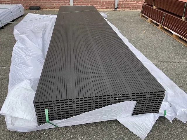 6,0 m² composiet vlonderplank antraciet 420x14.5x2.3 cm - afbeelding 2 van  6