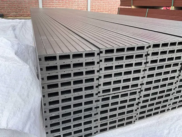 6,0 m² composiet vlonderplank antraciet 420x14.5x2.3 cm - afbeelding 5 van  6