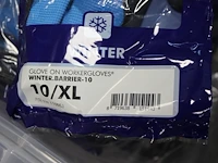 60 paar werkhandschoenen gloveon maat 10 in kunststof bak - afbeelding 3 van  3