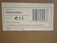 60 speaker muurbeugel black sam creative, braha000013 - afbeelding 4 van  4