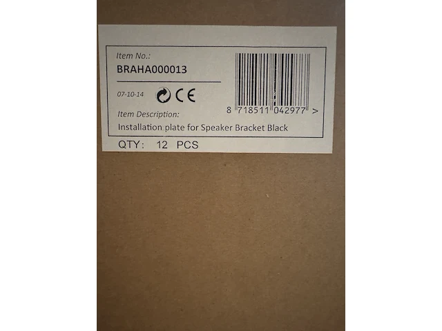 60 speaker muurbeugel black sam creative, braha000013 - afbeelding 4 van  4