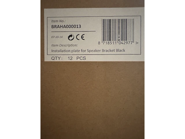 60 speaker muurbeugel black sam creative, braha000013 - afbeelding 4 van  4
