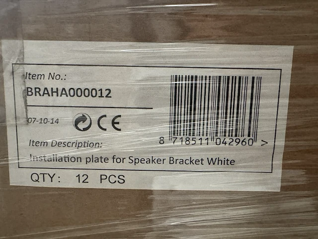 60 speaker muurbeugel white sam creative, braha000012 - afbeelding 4 van  4