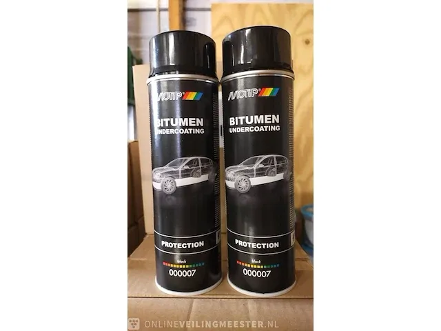 60 x bitumen undercoating motip, zwart - afbeelding 1 van  2