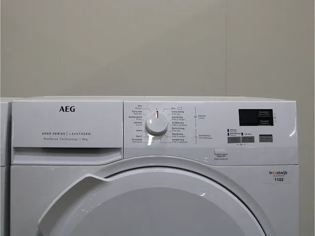 6000 series | lavamat prosense technology wasmachine & aeg 6000 series | lavatherm prosense technology droger - afbeelding 6 van  8