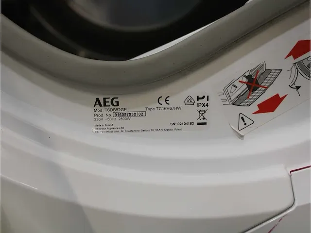 6000 series | lavamat prosense technology wasmachine & aeg 6000 series | lavatherm prosense technology droger - afbeelding 8 van  8