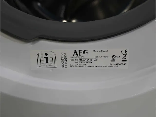 6000 series | lavamat prosense technology wasmachine & aeg 7000 series | lavatherm sensidry technology droger - afbeelding 5 van  8
