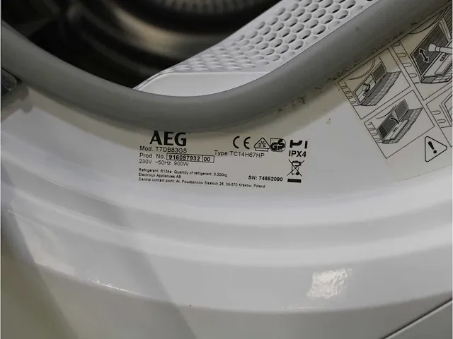 6000 series | lavamat prosense technology wasmachine & aeg 7000 series | lavatherm sensidry technology droger - afbeelding 8 van  8