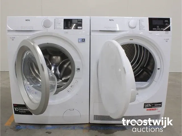 6000 series | lavamat prosense technology wasmachine & aeg 7000 series | lavatherm sensidry technology droger - afbeelding 2 van  8