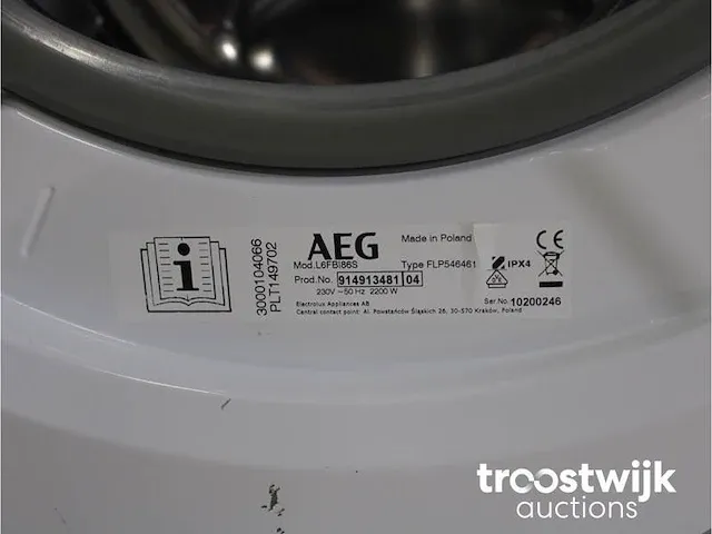 6000 series | lavamat prosense technology wasmachine & aeg 7000 series | lavatherm sensidry technology droger - afbeelding 5 van  8