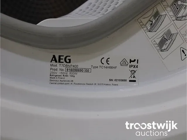 6000 series | lavamat prosense technology wasmachine & aeg 7000 series | lavatherm sensidry technology droger - afbeelding 8 van  8