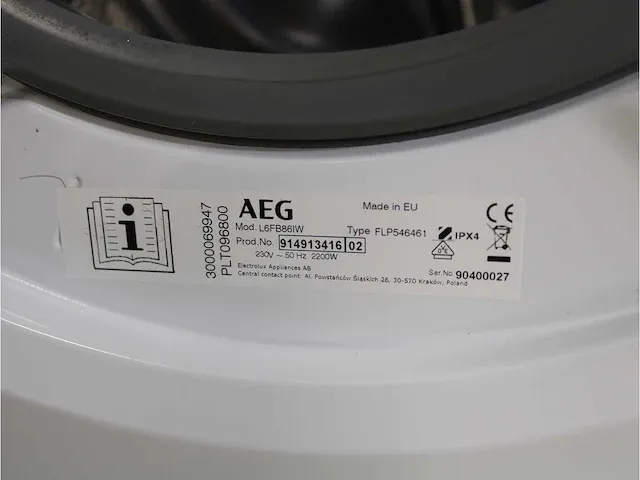 6000 series | lavamat prosense technology wasmachine & aeg 8000 series | lavatherm absolutecare system droger - afbeelding 5 van  8