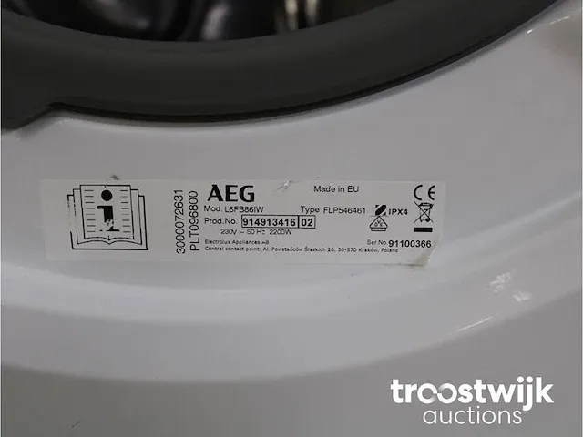 6000 series | lavamat prosense technology wasmachine & aeg 8000 series | lavatherm absolutecare system droger - afbeelding 5 van  8