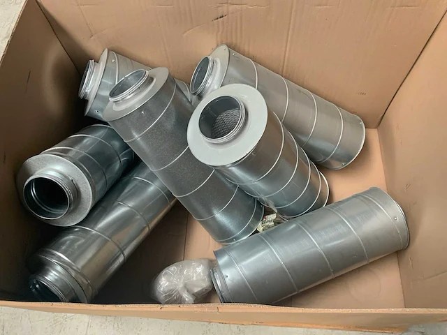 60cm 125mm geluidsdemper (7x) - afbeelding 1 van  6