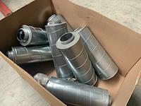 60cm 125mm geluidsdemper (7x) - afbeelding 2 van  6