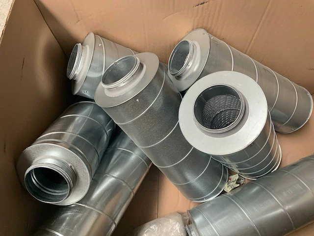 60cm 125mm geluidsdemper (7x) - afbeelding 3 van  6