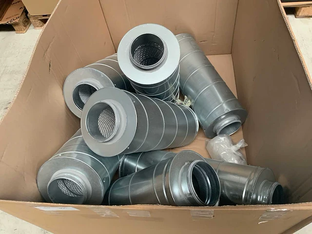 60cm 125mm geluidsdemper (7x) - afbeelding 5 van  6