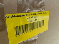 60cm 125mm geluidsdemper (7x) - afbeelding 6 van  6