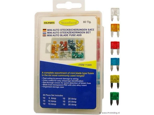 60delige mini autozekering - afbeelding 2 van  3