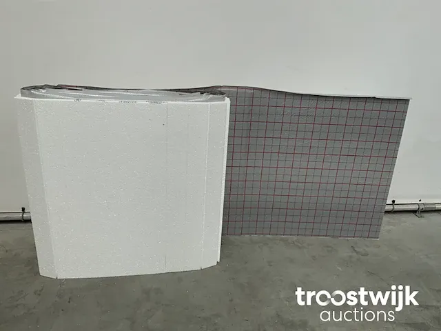 60m² vloerverwarming 30 mm tackersysteem isolatierol - afbeelding 1 van  7